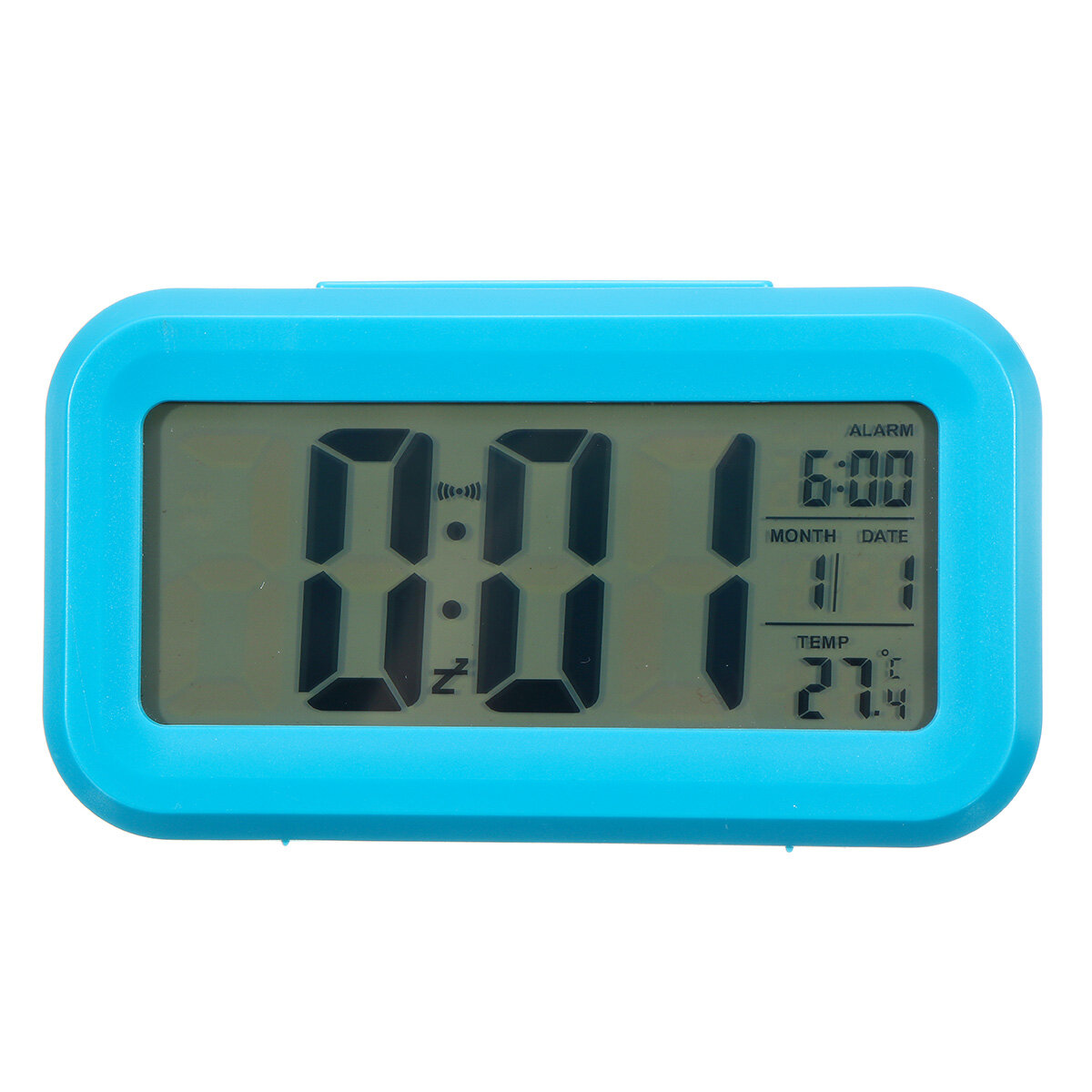 Backlight LCD Digital Alarm Clock 4.5"/3.2" Large Display Night Light with Calendar Thermometer Elec