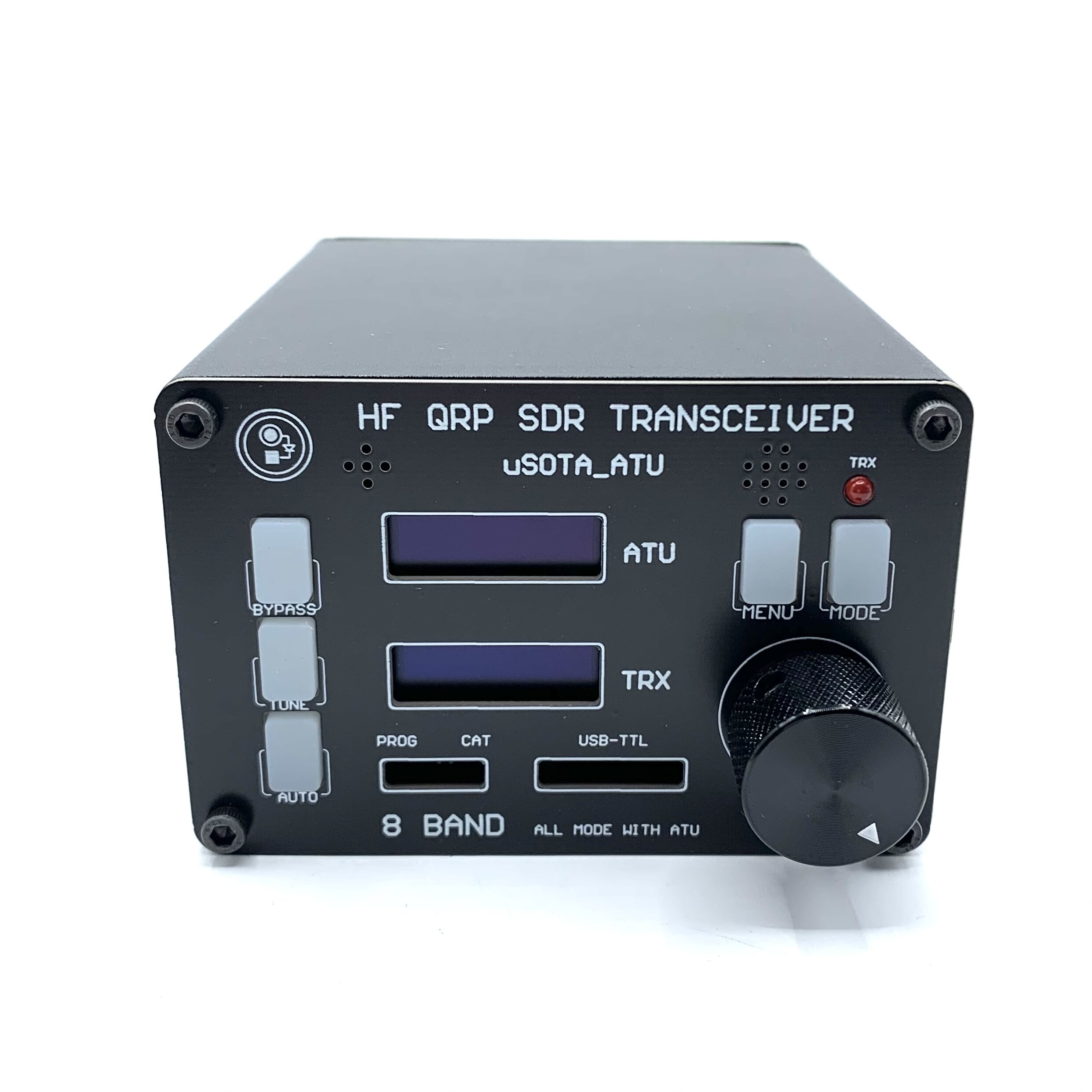 

Приемопередатчик USDX SDR All Mode 8 Стандарты Радиолюбитель HF Радио QRP CW Приемопередатчик Встроенный ATU-100 Антенна