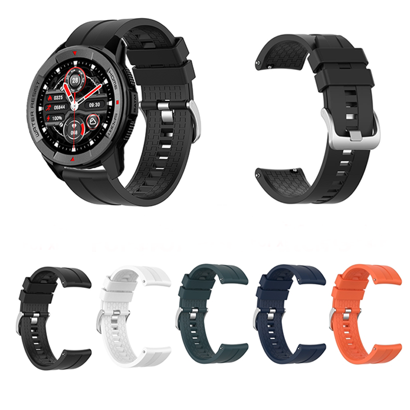 22 mm meerkleurige siliconen slimme horlogeband vervangende band voor Xiaomi horloge S1 / S1 Active 