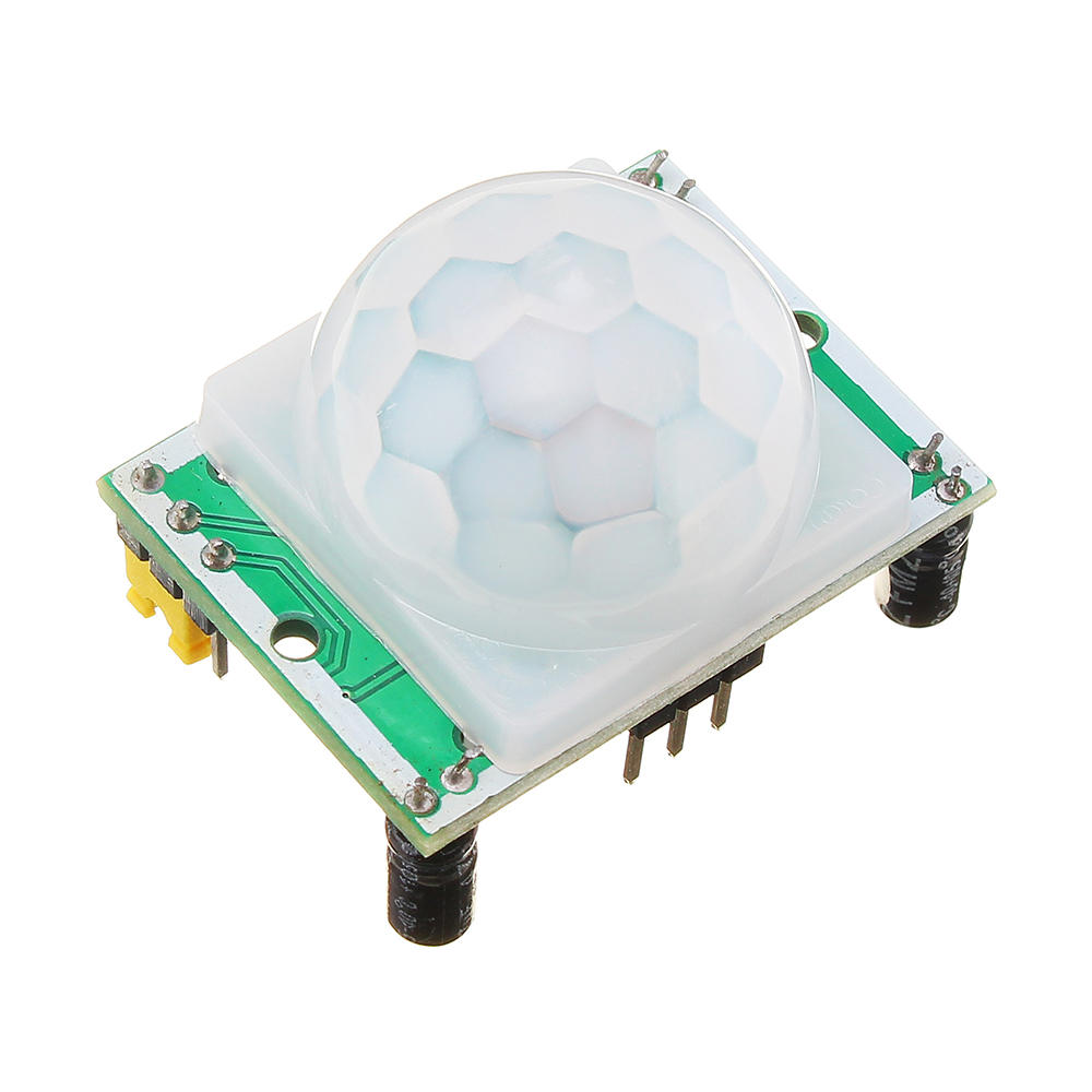 10 stks Mini IR Pyro-elektrische Infrarood PIR Bewegering Menselijk Lichaam Sensor Detector Module