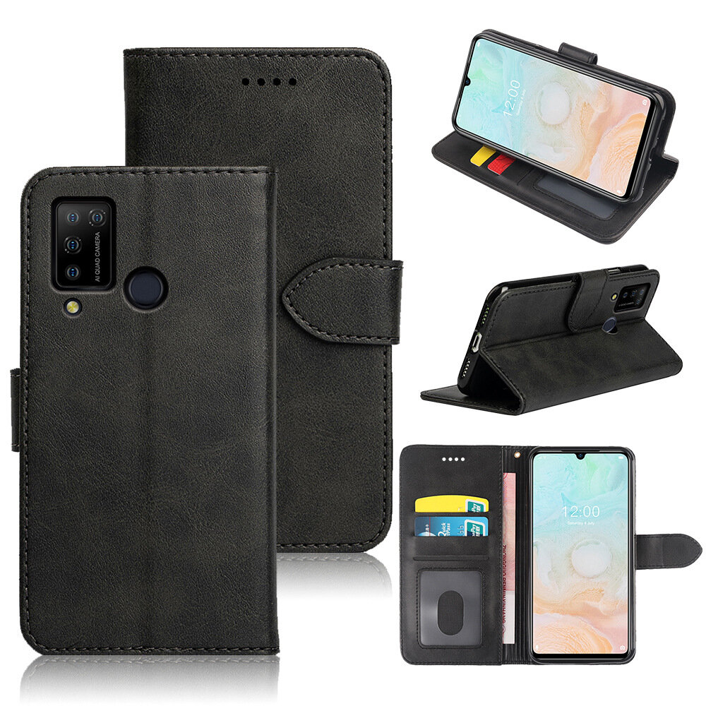 Bakeey for Doogee N20 Pro Case Magnetic Flip with Card Slots Wallet Shockproof Full Cover PU Leather
