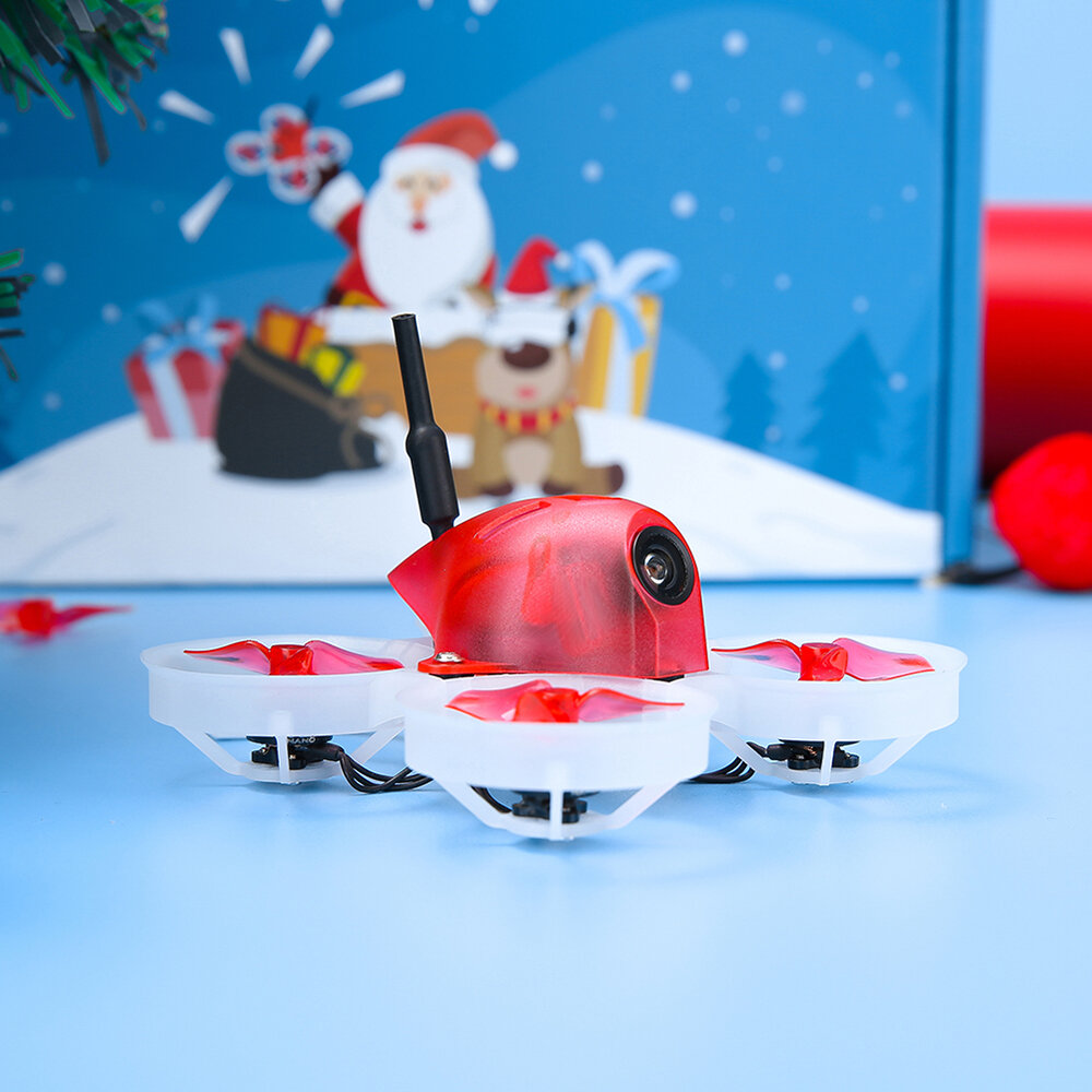20% OFF for iFlight Alpha A65 Christmas with Battery Version 1S F4 AIO FC 5A ESC 48CH 25mW 50mW VTX Xmas Tiny Whoop RC Drone FPV Racing PNP BNF w／800TVL Camera