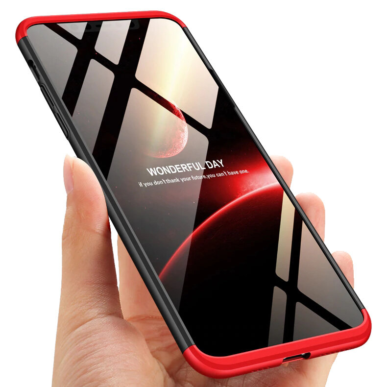 

Bakeey for iPhone 12 Case 3 in 1 Detachable Double Dip Frosted with Lens Protector Anti-Fingerprint Shockproof PC Protec