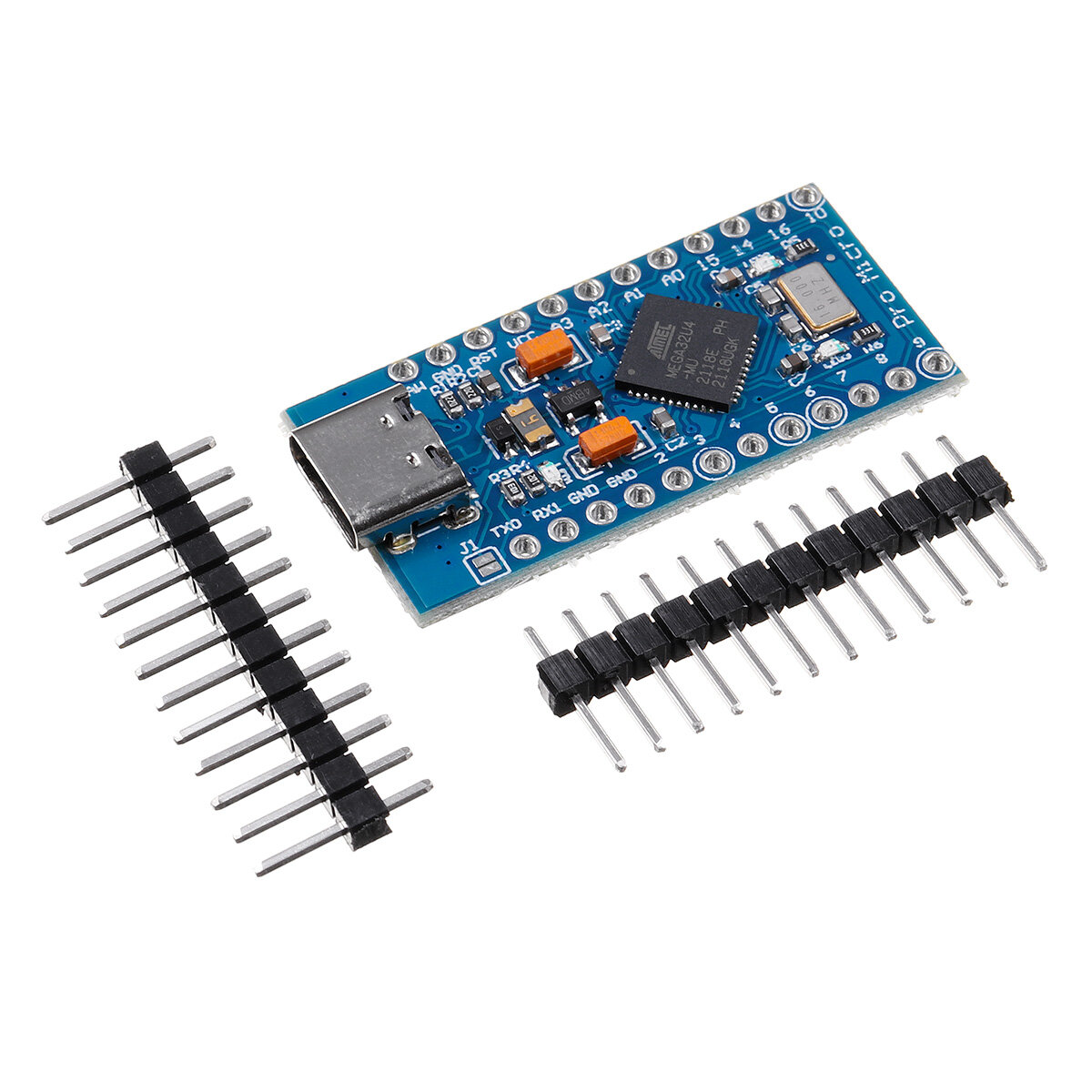 Geekcreit? Pro Micro Type-C 5V 16M Mini Leonardo Microcontroller Development Board Pin Soldered