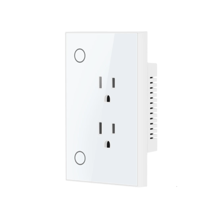 SMATRUL 16A Tuya Wifi Smart Socket US Plug Outlet Timing Smart Life App Wall Electrical On Off Works