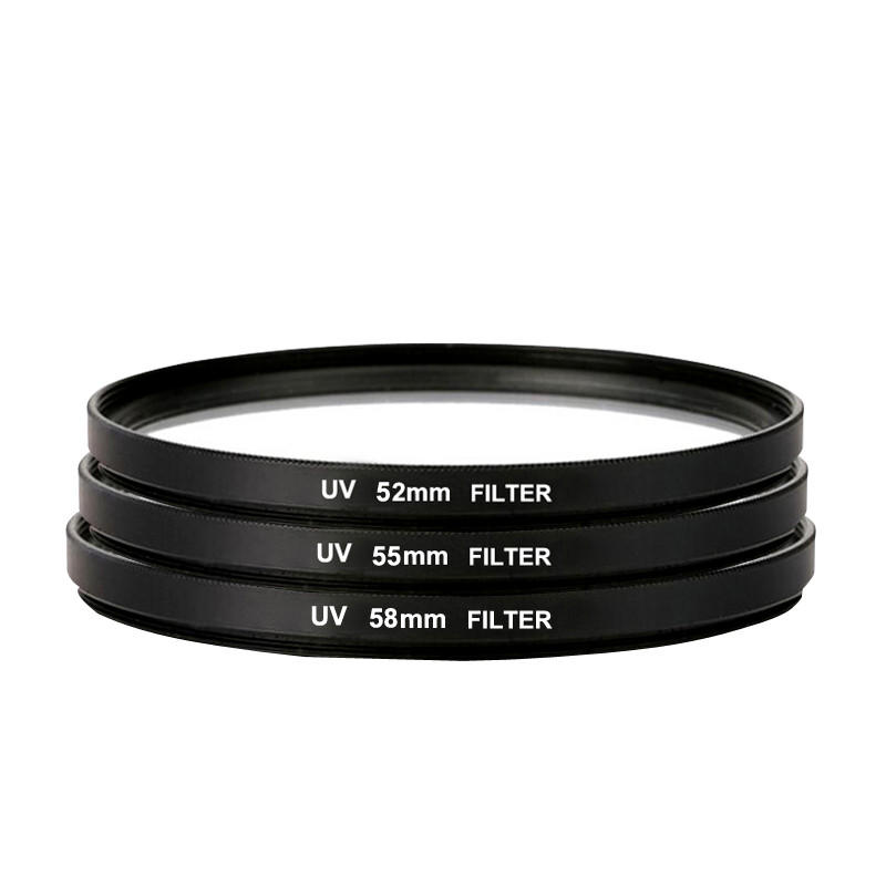 Uv ultra violet filter lens protector 52mm 55mm 58mm 62mm 67mm 72mm 77mm 82mm for camera canon nikon