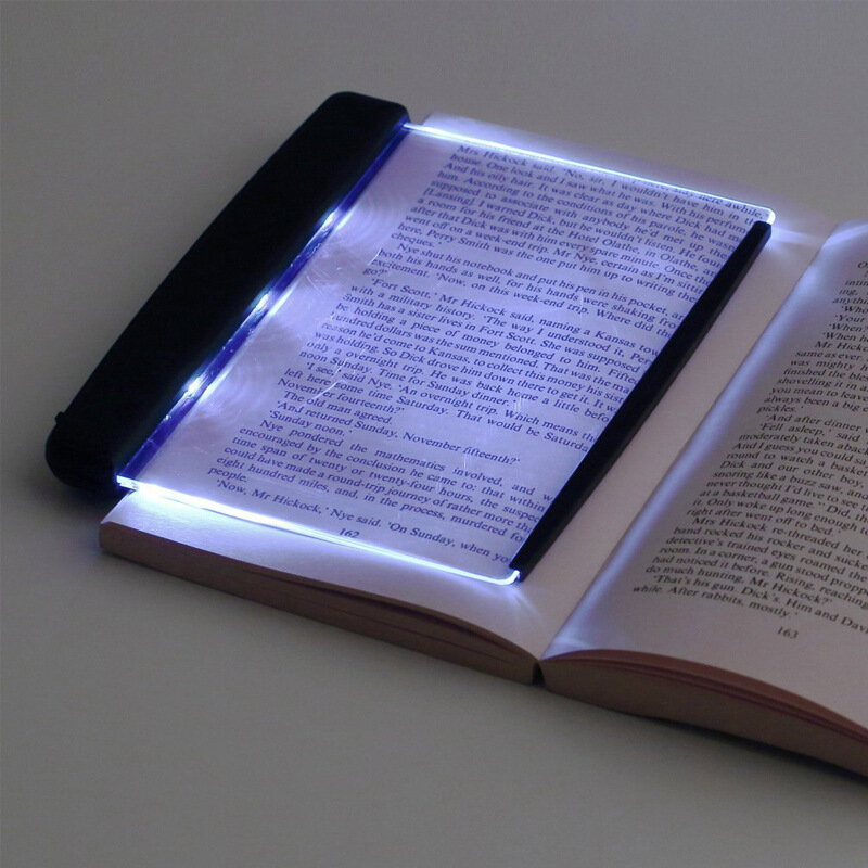 قرص مبتكر محمول LED قراءة ضوء كتاب لوحة ضوء قراءة للرؤية الليلية ضوء مستوى سفر عالي المظهر يسهل حمله ويسهل حمايته قراءة