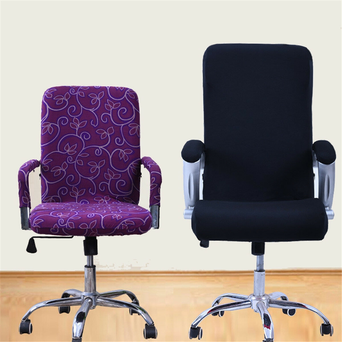 

Elastic Office Chair Cover Computer Rotating Chair Protector Stretch Armchair Seat Slipcover Home Office Furniture Decor