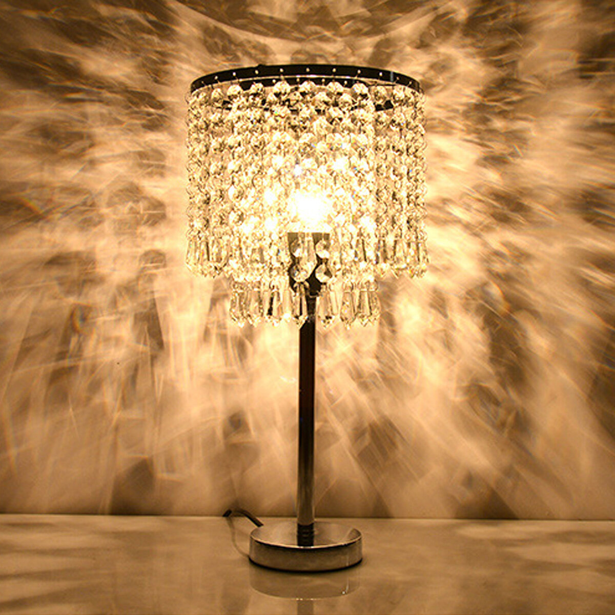43 cm Hoogte Moderne Kristallen Nachtkastje Licht Kamer Tafel Bureaulamp Slaapkamer Hotel Restaurant