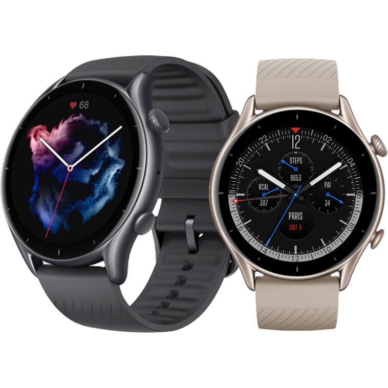 

Amazfit GTR 3 Global Version 1.39 inch 454x454 Pixel Full-Touch Screen Heart Rate Blood Oxygen Monitor 150+ Sports Modes