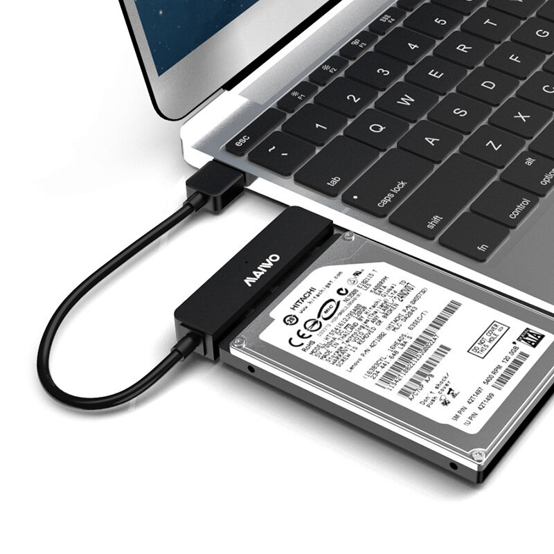 MAIVO 2.5 ” USB3.0-SATAアダプターハードドライブコンバーターサポート6TB（ノートブックHDD SSDツール無料）