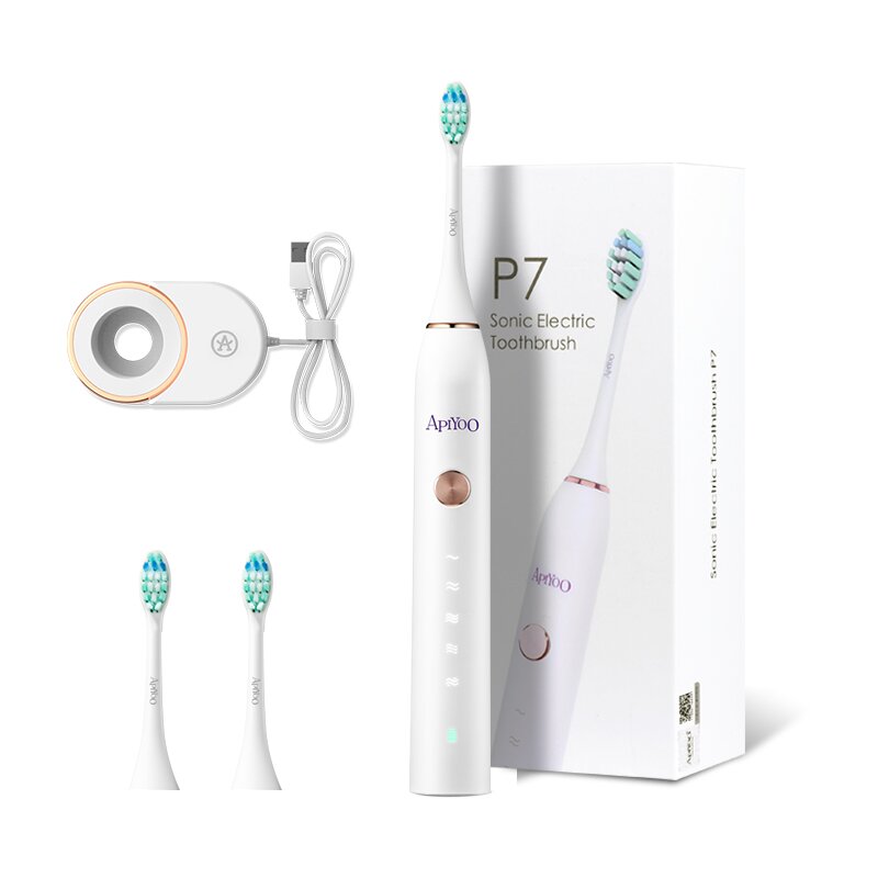 APIYOO P7 Sonische elektrische tandenborstel Vijf reinigingsmodi Tijdherinnering Elektrische tandenb