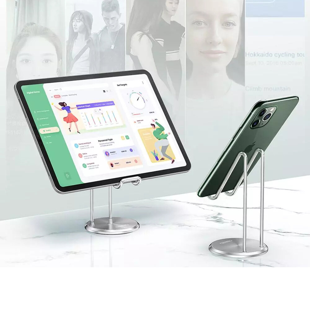 Oatsbasf Universele Eenvoudige Mobiele Telefoon / Tablet Houder Metalen Bureaustandaard voor Samsung