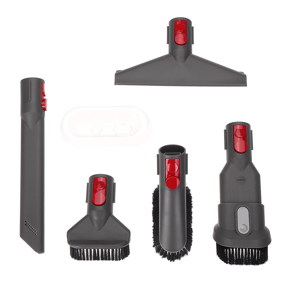 

5pcs Replacements for Dyson V7 V8 V10 V11 Vacuum Cleaner Hard Bristle Brush*2 Round Brush*1 Brush Head*2 [Not-original]