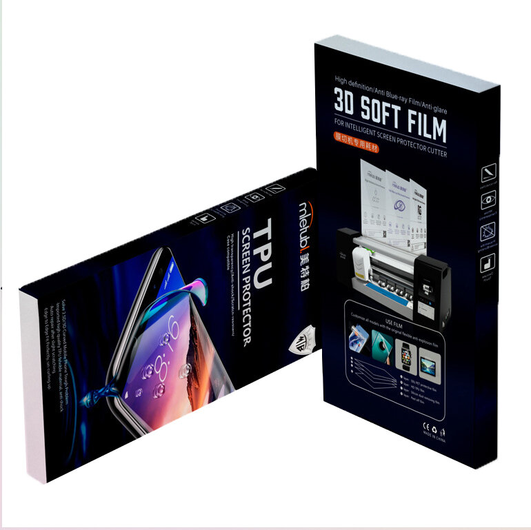 Mietubl 50 stks / set Intelligent Screen Protector Cutter DIY Verbruiksartikelen High Definition / M