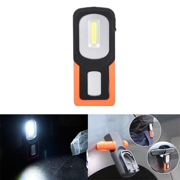 5 W Draagbare COB LED USB Oplaadbare Magnetische Werklamp Vouwen Haak Tent Camping Torch Zaklamp