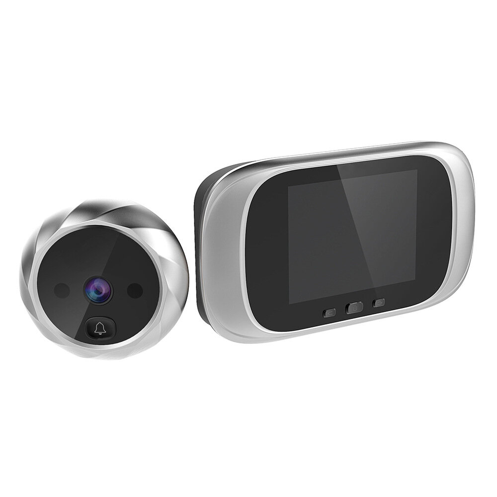 

DD1 2.8inch LCD Video Doorbell 90 Degree Door Eye Infrared Night Vision Peephole Door Camera Support Taking Photos Home