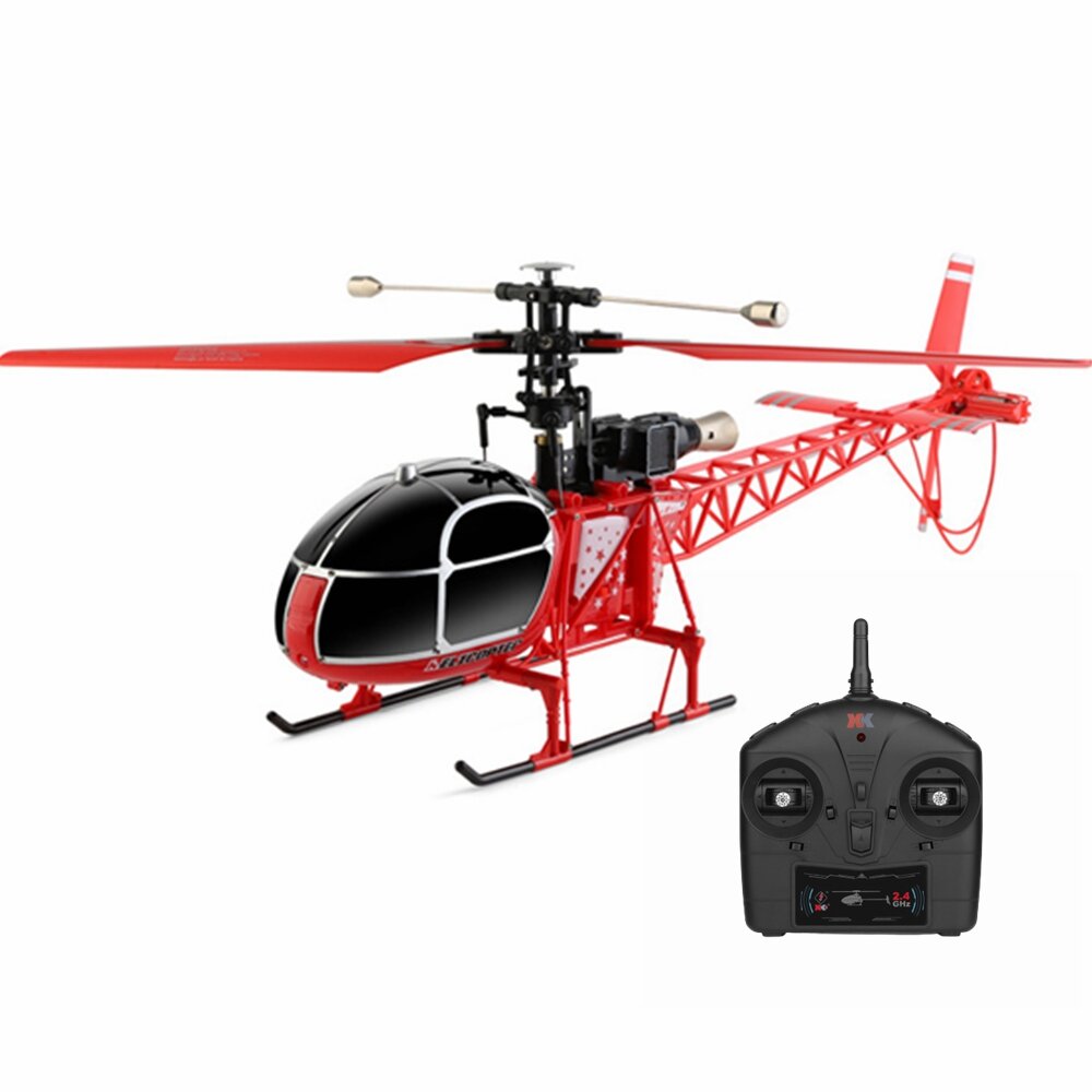 Wltoys XK V915-A 2.4G 4CH Altitude Hold Flybarless RC Helicopter RTF