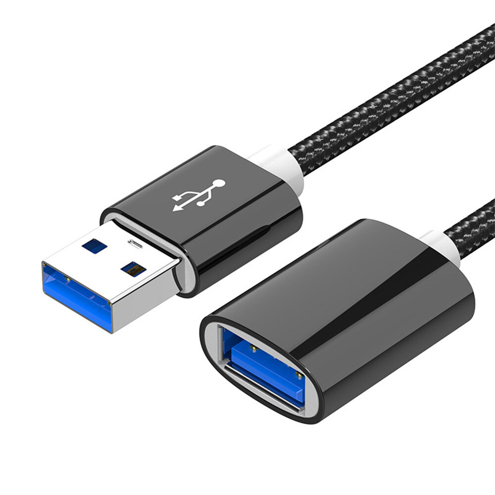 USB Male naar Female Verlengkabel Datakabel USB3.0 Core Wire 0.5M/1M/2M/3M Lange vernikkelde Anti-ox