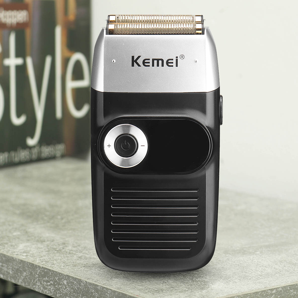 

Kemei KM-2026 Portable 2-in-1 USB Electric Shaver Men Razor Beard Trimmer Hair Clipper