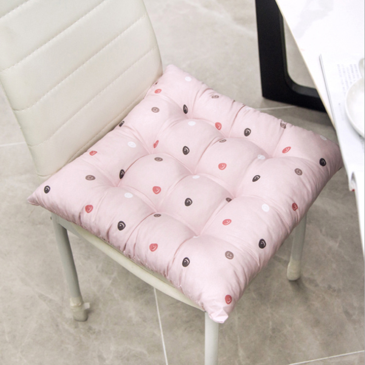 16 `` * 16  وسادة كرسي قطنية سمكا وسادة مكتب مقعد أريكة غطاء حصيرة أرضية دافئة