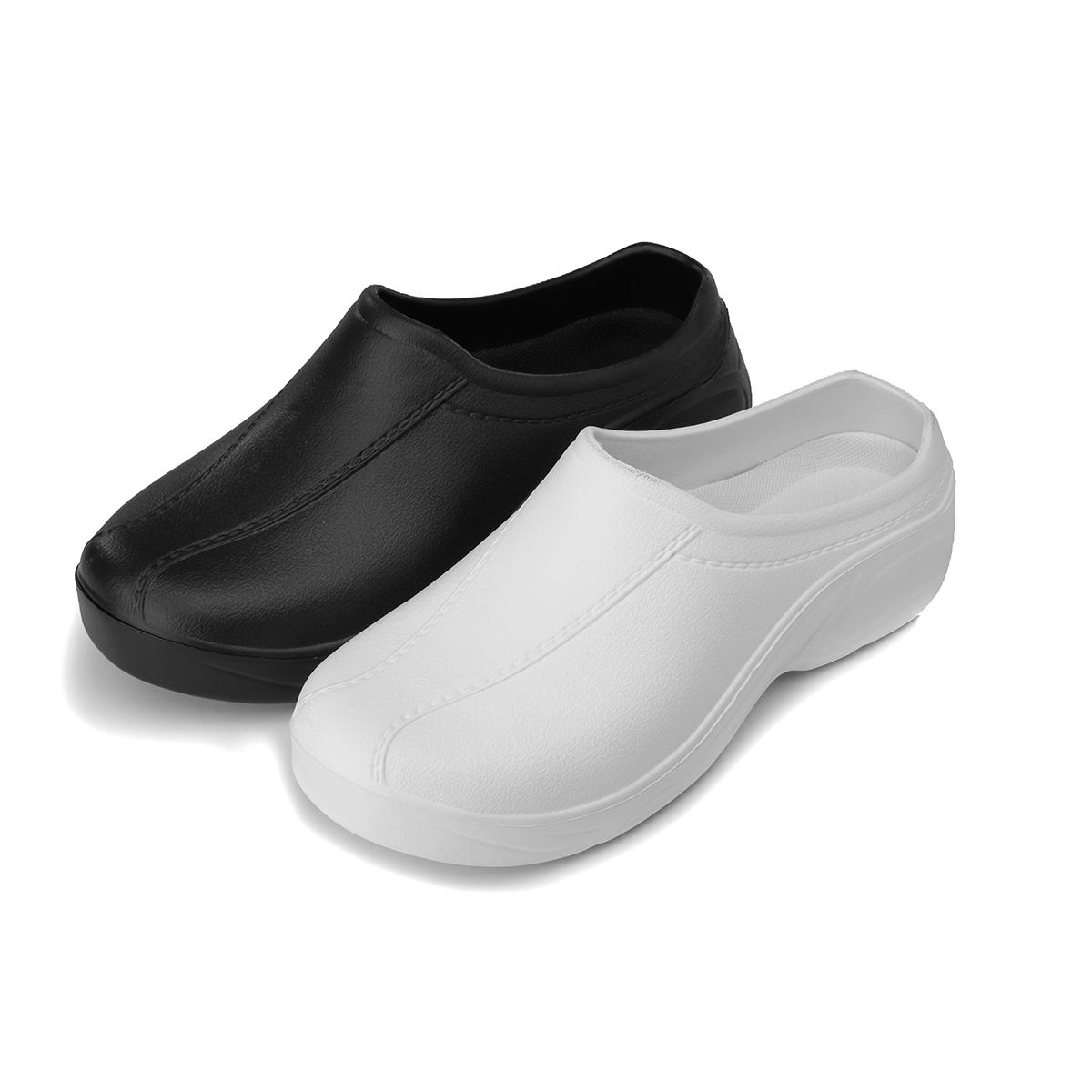 Women's Non-Slip Shoes Flat EVA Resistant Penetrating Gas Doctor Nurse Beach Shoes