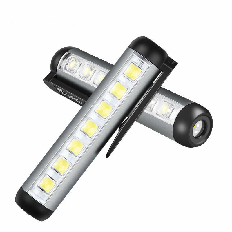 Portable LED Camping Light Mini Flashlight Set Handheld Pen Light Pocket Torch with High Lumens for Camping Fishing Hiki