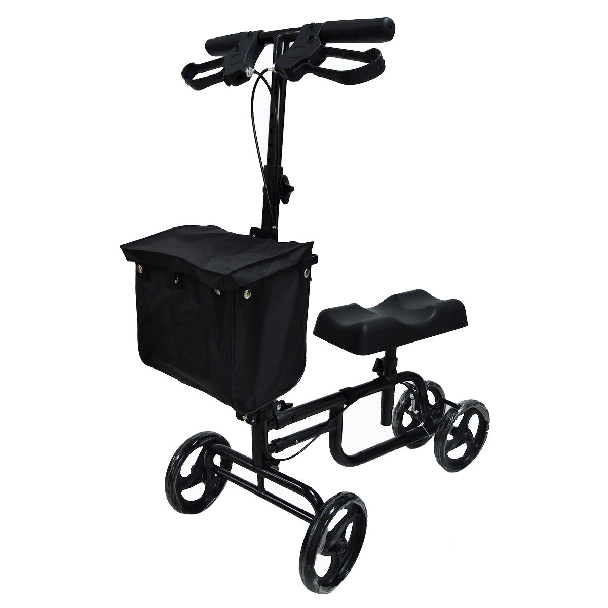 Mobility Knee Walker Scooter Roller Crutch Leg Steerable Foldable Design Adjustable Height Adjustabl