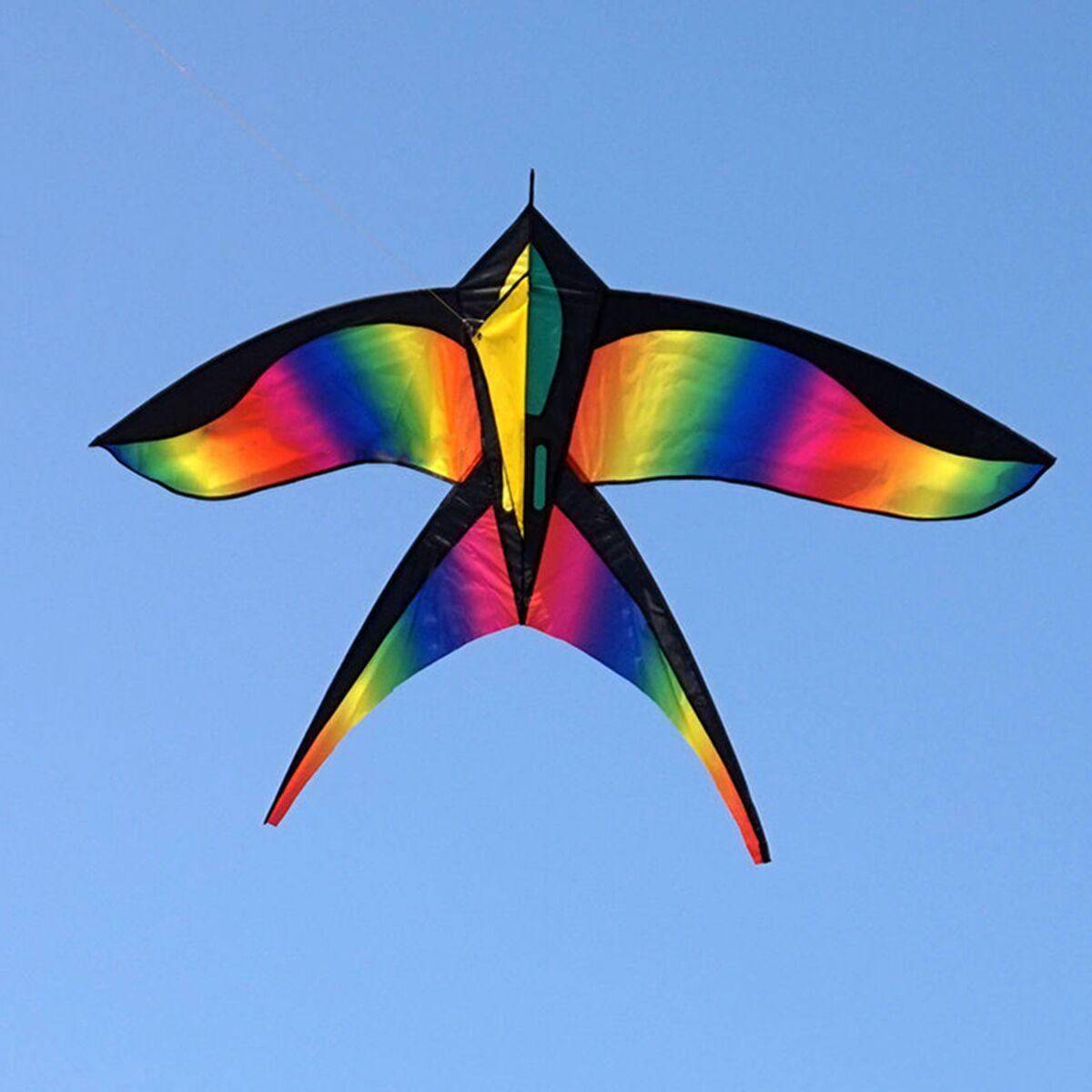 68in Swallow Kite Bird Kites Single Line Outdoor Fun Sports Toys Delta For Kids