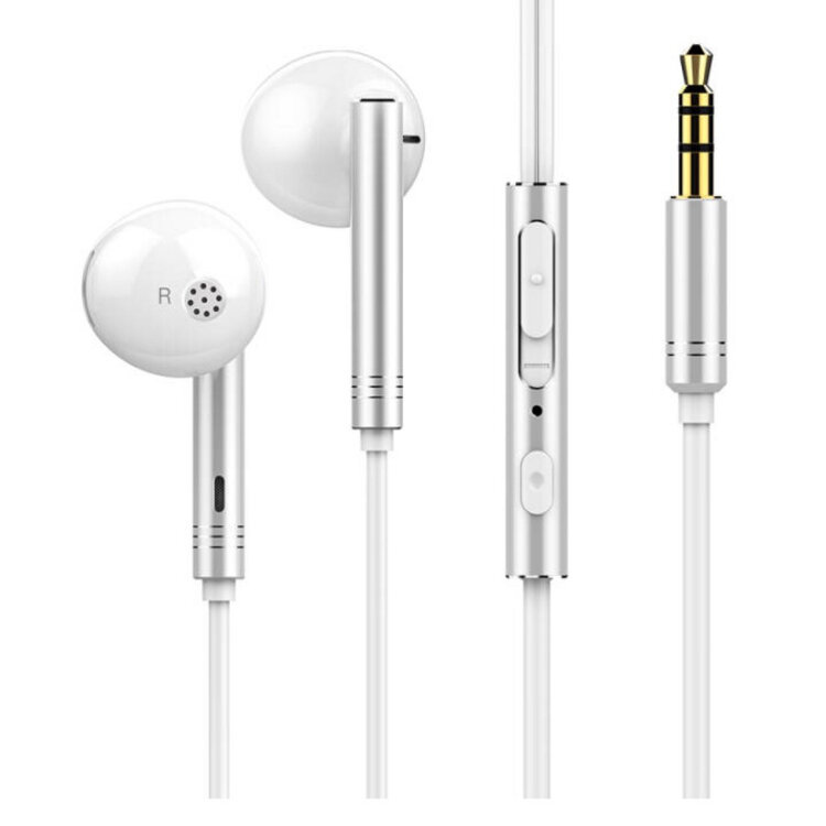 

Bakeey P8 HiFi HD Sound Noise Reduction Half in-Ear 3.5mm Wired Control Stereo Earphones Headphone With Mic