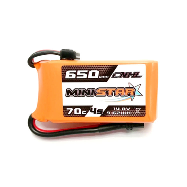 CNHL MiniStar 650 mAh 14.8 V 4S 70C Lipo Batterij XT30U Plug voor 3 Inch FPV RC Drone