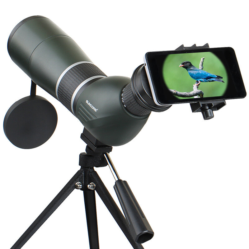 IPRee 12-36X50A/15-45X60A Monoküler Kuş İzleme Teleskobu HD Optik Yakınlaştırma Lens Görüntü Oküler
