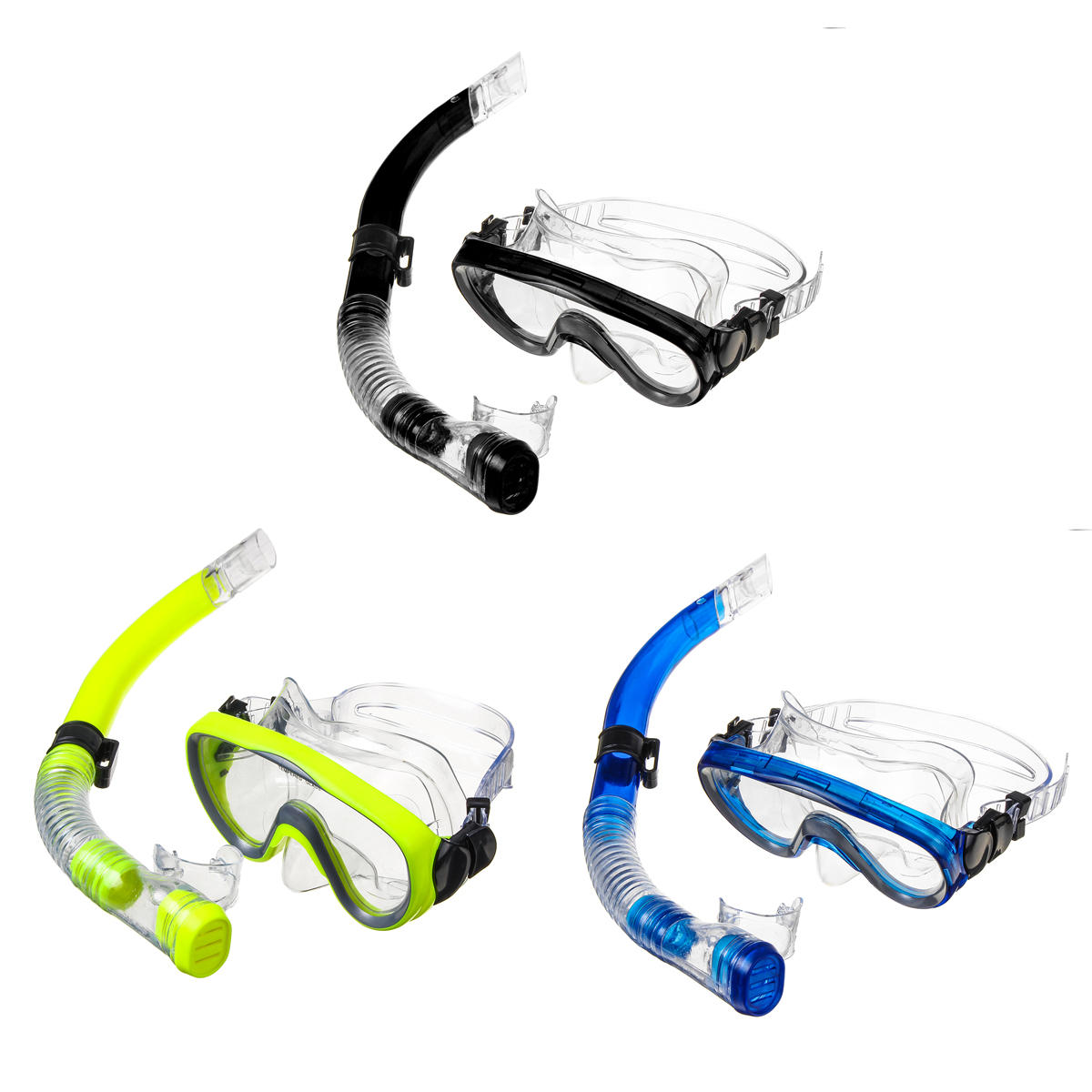 

Adult Diving Glasses Mask Anti-Fog Snorkeling Swimming Scuba Goggles W/Snorkel