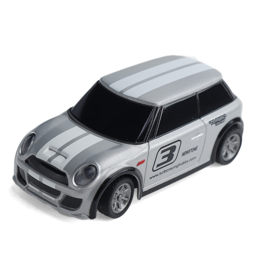 

Turbo Racing RTR 1/76 2.4G 2WD Fully Proportional Control Mini RC Car LED Light Vehicles Model Kids Children Toys