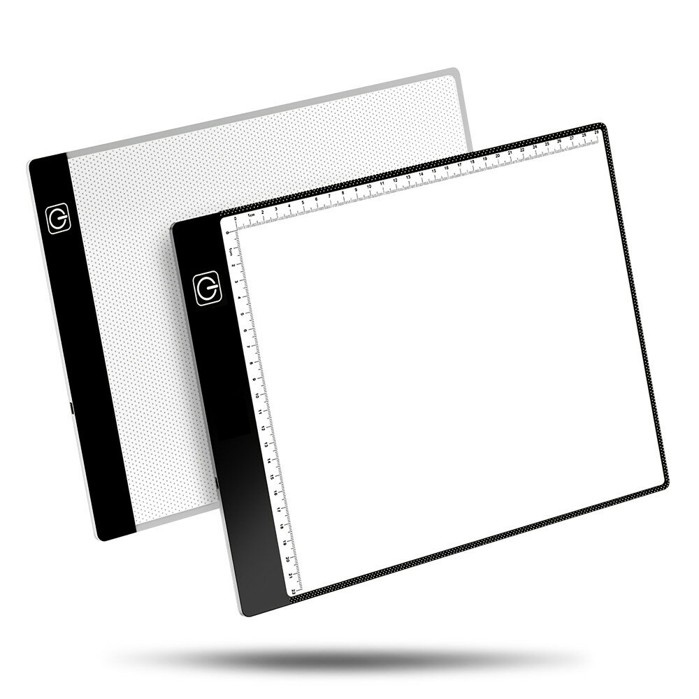 A5 / A4 LED-tekentablet Digitale grafische pad USB 3-niveau dimmen Lichtbord Elektronische kunst Gra
