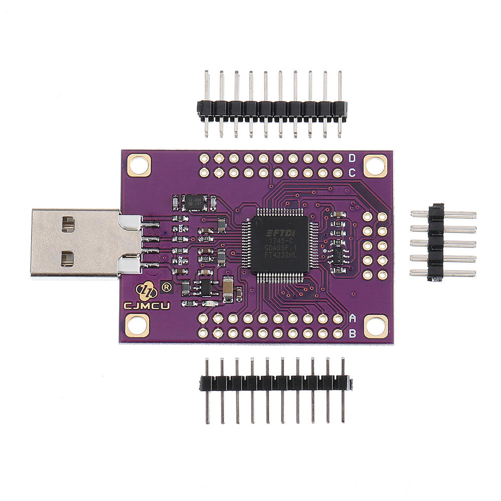CJMCU-4232 Serial Module FT4232HL USB to RS232/RS485/RS422/UART/JTAG/SPI/I2C Board
