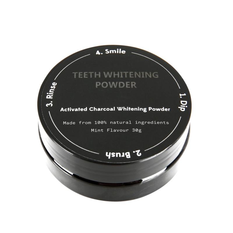 Image of 30g Teeth Whitening Powder Aktivkokosnuss Shell Holzkohle Menthol Dental Skalierung