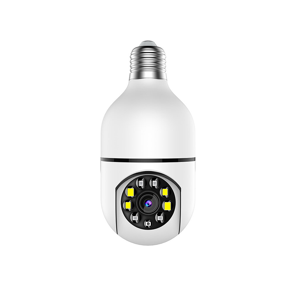 

1080P Light Bulb CCTV Camera 2.4G/5GHz Wireless Surveillance Cam with PTZ Two-way Intercom Remote Phone Control Night Vi