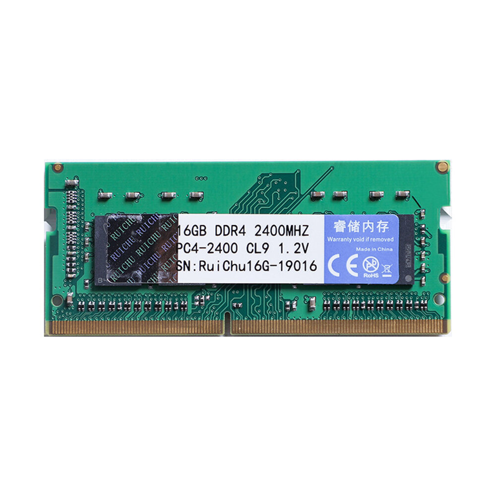 

RuiChu DDR4 2400MHz 16GB RAM 1.2V 260pin Memory Ram Memory Stick Memory Card for Laptop Notebook