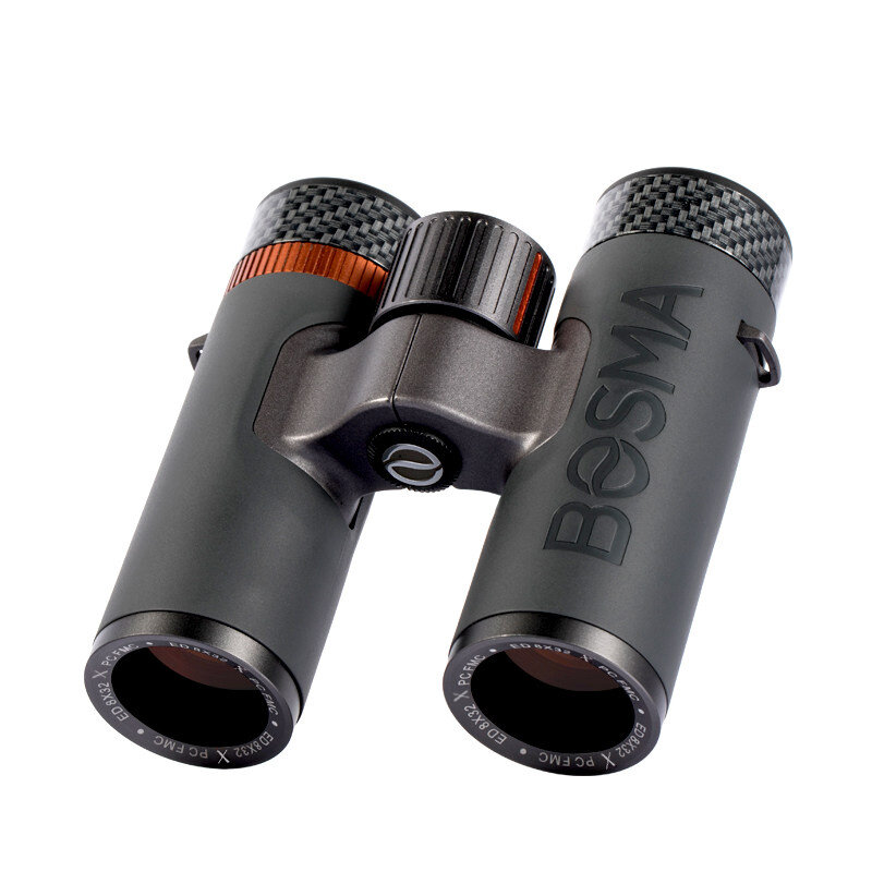Binóculos à prova d'água Bosma 8x32 com visão noturna, liga de metal, prisma HD BAK4 e revestimento FMC para telescópio de camping e viagem.