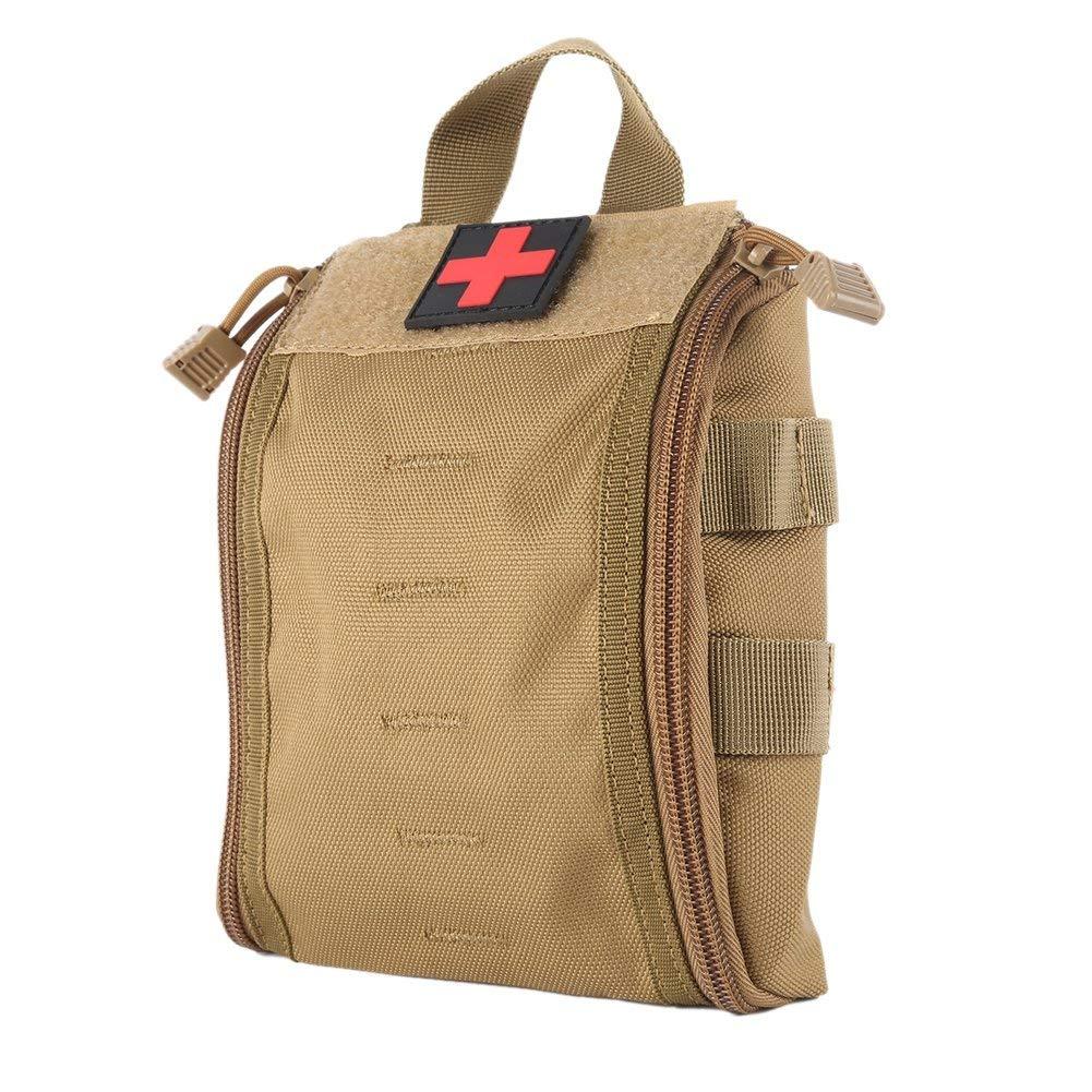 Kit de primeros auxilios táctico Bolsa cámping Almacenamiento portátil de emergencia Bolsa Paquete de rescate de supervivencia herramientas