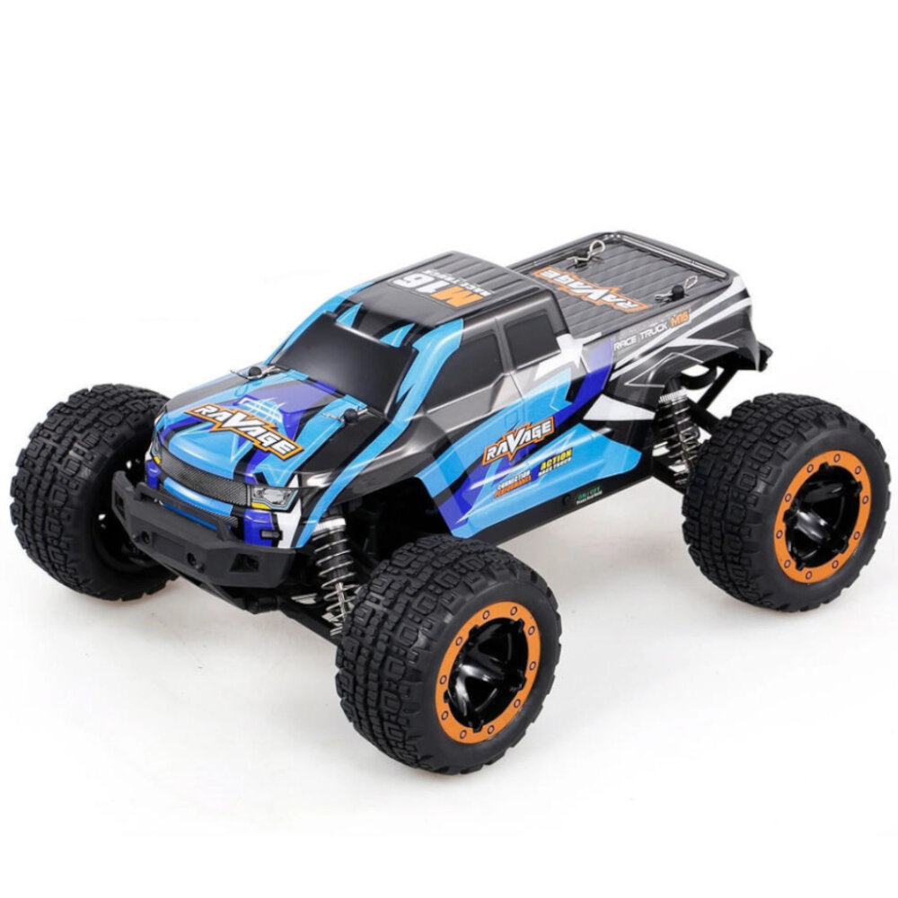 

HBX 16889A Brushless 1/16 2.4G 4WD 45km/h RC Car LED Light High Speed Full Proportional Off-Road Truck Vehicles Models R