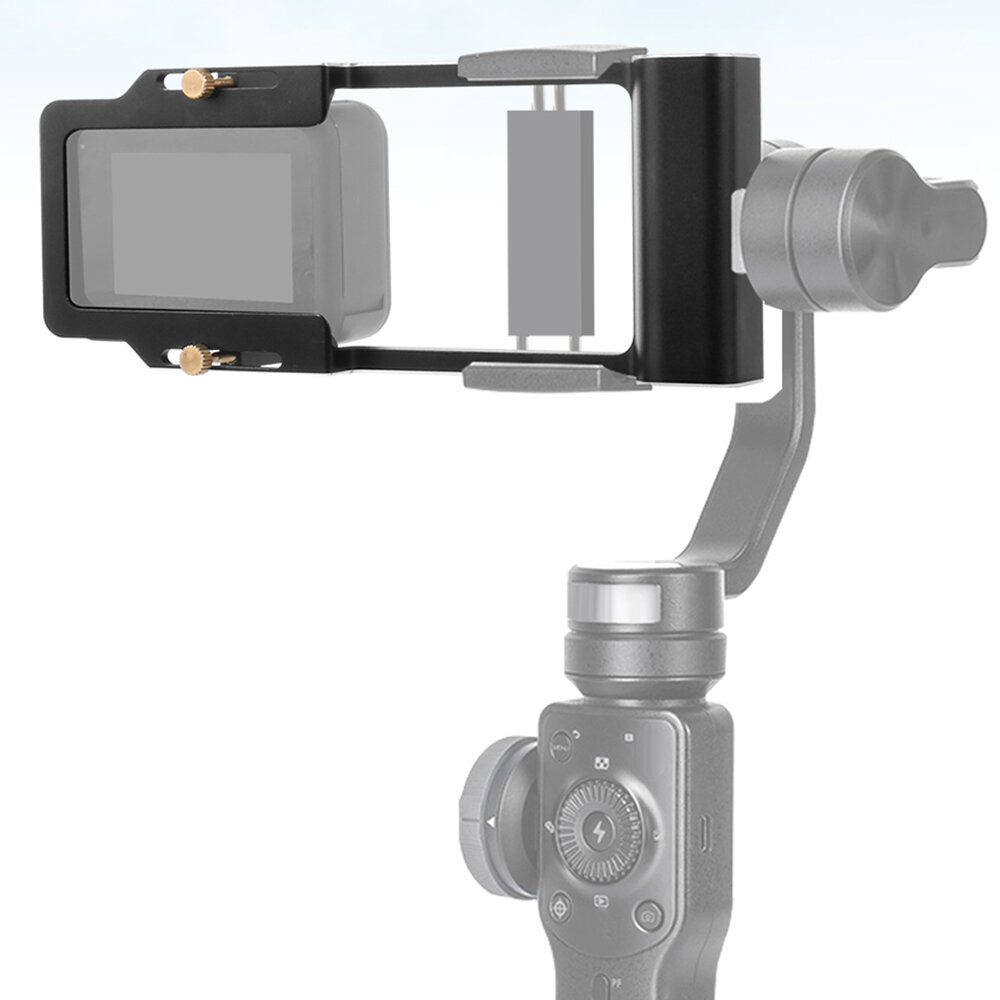 BGNing Aluminium Spalk Plastic Gesp Handheld Gimbal Adapter Mount Plaat voor GoPro8 / DJI Osmo Actio