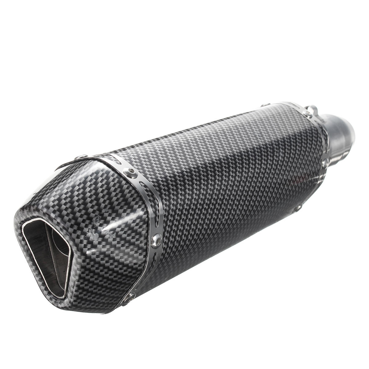 38-51mm Universal Stainless Steel Motorcycle Carbon Fiber 