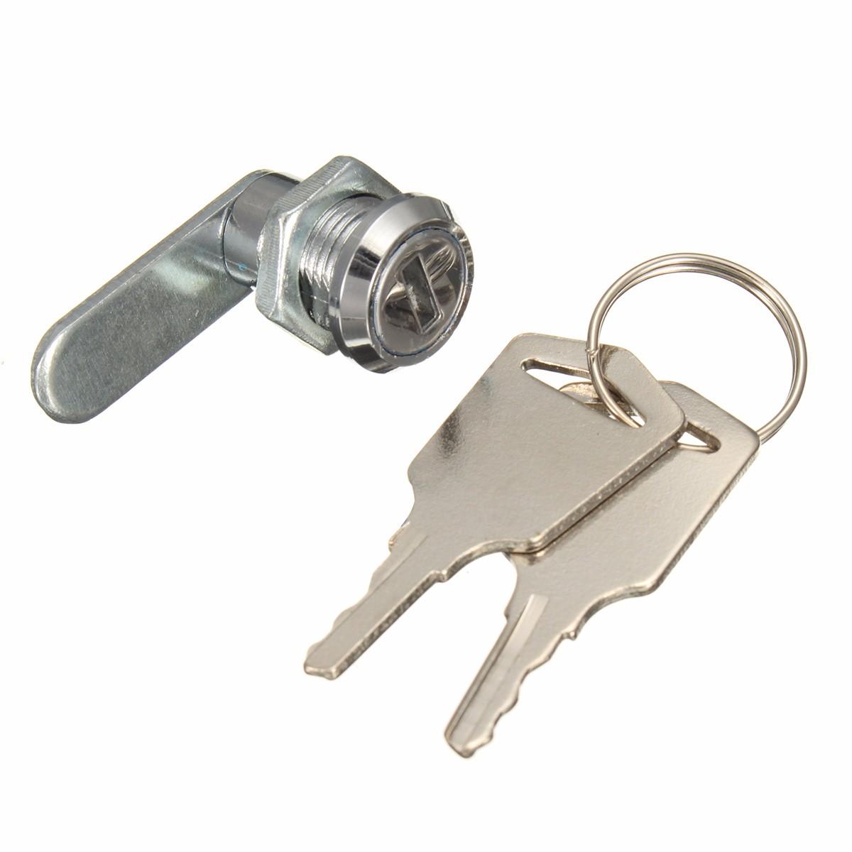 16 mm gelijksluitend sluitsysteem voor archiefkast Brievenbus ladekast met 2 sleutels
