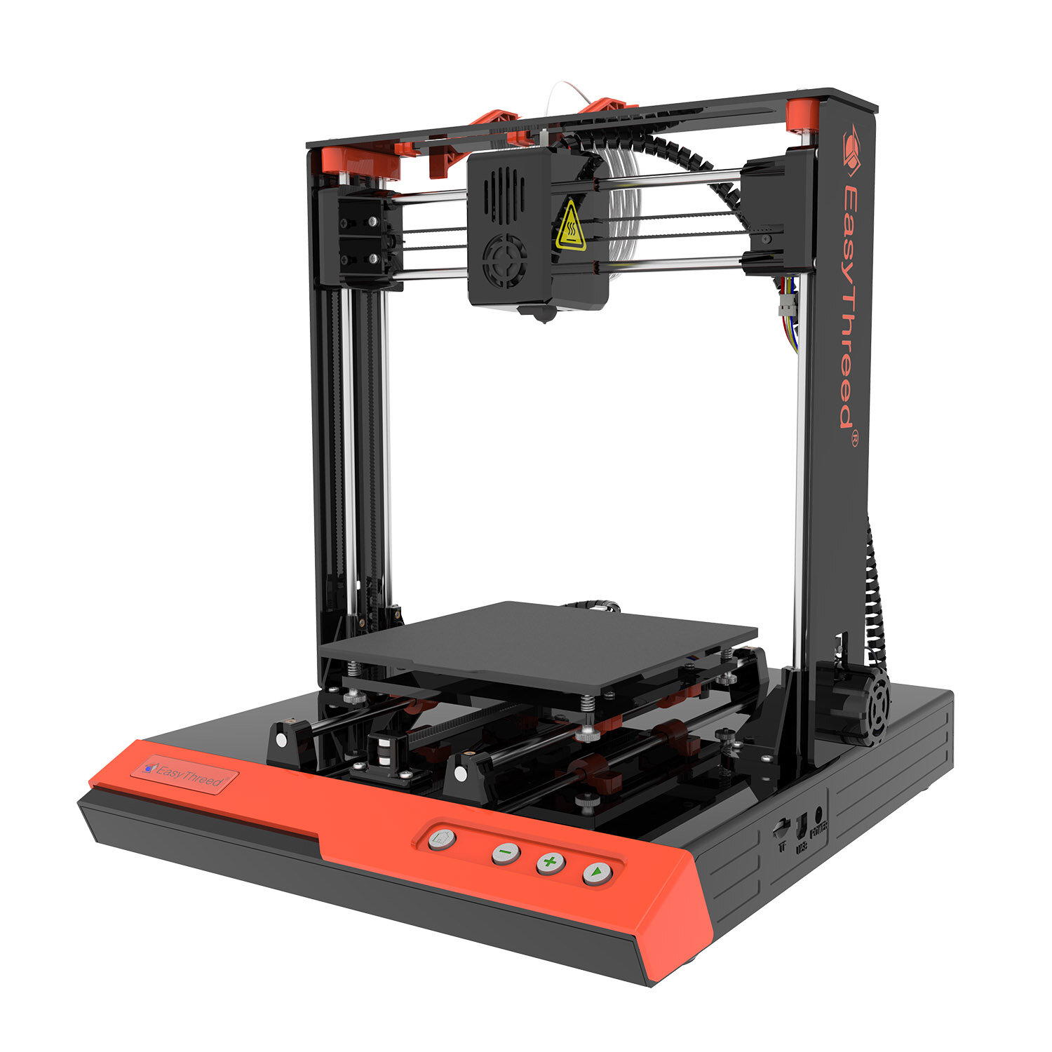 Easythreed? K3 3D-printerkit 150 x 150 x 150 mm afdrukformaat met broeinest afneembaar magnetisch pl