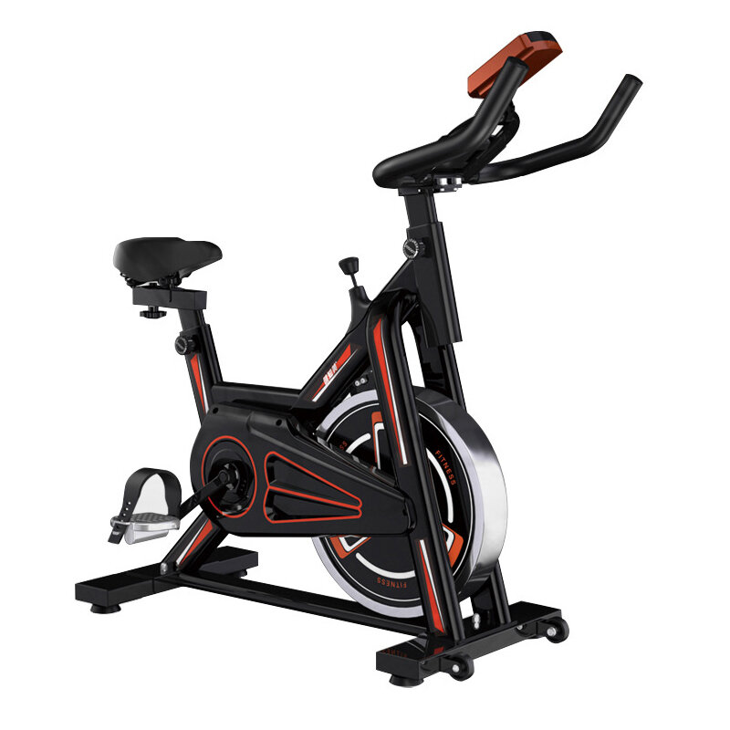100kg Load bearing Indoor Exercise Bicycle Household Indoor Quiet Fitness Bike With Digital Display Heaet Rate Monitor
