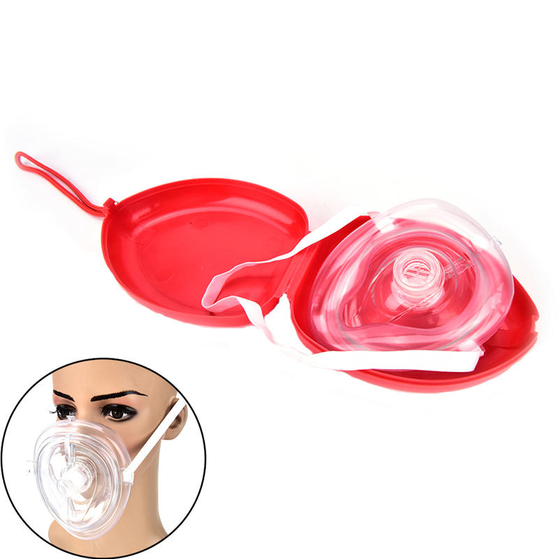 PRee® Maschera respiratoria di emergenza portatile con valvola unidirezionale per RCP per adulti e bambini all'aperto