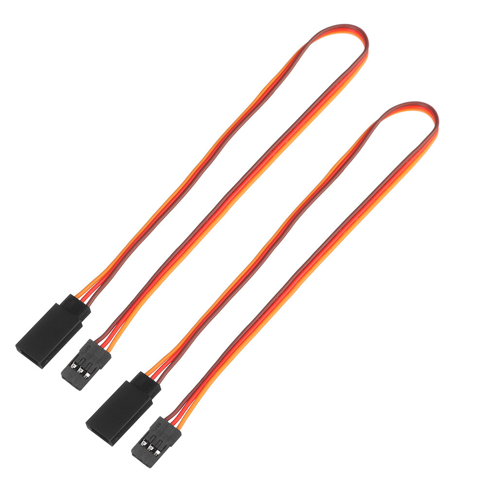 

2Pcs 30cm Servo Extension Lead Wire Cable Futaba JR Male to Female for RC Servo