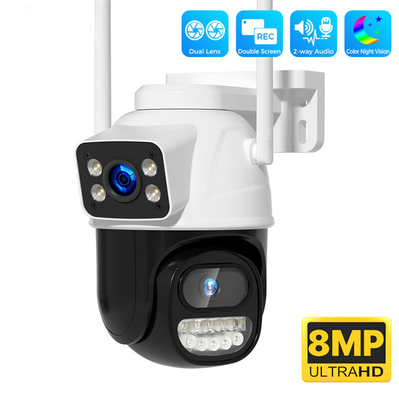 best price,ws418b,4k,8mp,dual,lens,outdoor,wifi,camera,discount